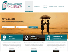 Tablet Screenshot of mesillavalleyinsurance.com